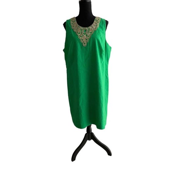J Howard Casual Green Sleveless Dress Women - Picture 2 of 7